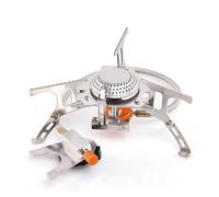 Portable stove, Réchaud à gaz de camping Widesea, brûleur touristique d'extérieur, chauffage à feu puissant, cuisinière touristique, four de survie, fournitures,Outdoor camping(With stable support)