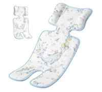 Portable Stroller Liner, Compact Cushion Mat, 27.56x12.99 Inches Breathable Pad with Comfortable Build, Fabric Insert with Modern Style, Travel Accessory for Summer Walks and Park Use