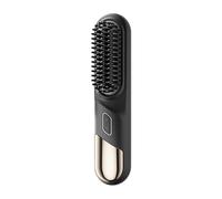 Portable Styling Brush, Rechargeable Hair Straightener Comb, 1.83 in Cordless Tool with Heat Control, Smooth ABS Styling Device, Beauty Gadget with Travel Design, Hair Straightening Tool for Salon