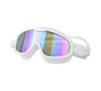 Portable Swim Goggles 6.5cm, Uv Protection Anti Fog, with Swimming Glasses System, Lightweight Quality Design Unit, Easy Wear Gear, Large Frame Water Goggles, for Men Women Youth Pool Beach Swimming