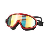 Portable Swim Goggles 6.5cm, Uv Protection Anti Fog, with Swimming Glasses System, Lightweight Quality Design Unit, Easy Wear Gear, Large Frame Water Goggles, for Men Women Youth Pool Beach Swimming