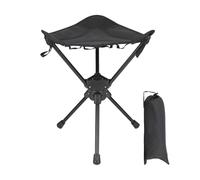 Portable Swivel Chair - Colapsible Outdoor Sitting Gear, Trekking Rest Stool Tool | Picnic Shore Yard Adventure Usage, Compact Mobility Design, Stable Ground Balance, Recreational Seating Convenience