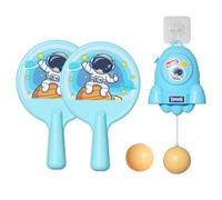 Portable Table Tennis Exerciser - Adjustable Hanging Pong Trainer Set, Reflex Skill Practice Equipment, Indoor Reaction Training Kit, Durable Bounce Return System | Tool for Kids, Boys, Girls, Ho