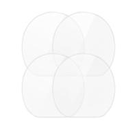 Portable Table Tennis Rubber, Protective Film 4 Pieces 1cm, Clear Adhesive System, Lightweight Quality Design Unit, Easy Apply Gear, Racket Protection Film, for Maintenance and Outdoor Activities Uses