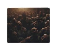 Portable Tapis de Bureau, Zombi Mousepad Lavable Tapis de Souris Gamer pour Les capteurs de Jeu Ordinateur PC