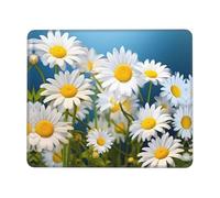 Portable Tapis Souris, Fleurs Fleurs Marguerites Gaming Mousepad Confort Tapis de Bureau pour Joueurs Professionnels Bureau Jeux