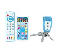 Lexibook Coffret éducatif et musical PS125 pour tout-petits, téléphone, télécommande, porte-clés
