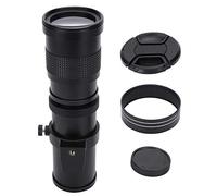 Portable Téléobjectif 420-800mm F/8.3-16, Téléobjectif Manuel avec Monture T2 pour Appareil Photo Reflex, Téléobjectif pour la Photographie à Grande Distance