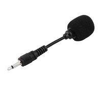 Portable Téléphone Portable Cou Flexible 3.5mm Jack Mini Microphone 10cm Longueur Noir Élégant et PopulaireDurabilité