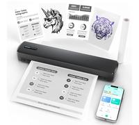 Portable Thermal Printer Tattoo Stencil - Bluetooth wireless transfer machine supports A4 A5 sizes of 8.5 x 11 letters - perfect for business