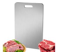 Portable Titanium Cutting Board, 34x23x0.15cm Planche À Découper En Titane Pour Cuisine, Double Face Multifonctionnelle, Adaptée Une Utilisation Domicile Et En Extérieur
