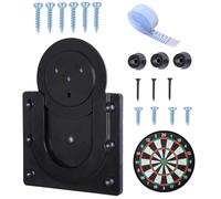 Portable to Use: This dartboard mounting bracket bracket setting up your dartboard in minutes, wherever you go. An easy to carry and store solution that's lightweight and compact.