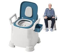 Portable Toilet, Elderly Commode Chair, 18.11x16.54x20.47 Inches Household Baby & Training Patty, Outdoor Travel Toilets for Car, Camping, Pregnant Women, Seniors, Home, and Kids