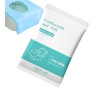 Portable Toilet Seat Cover, Potty Liner Pad Set, 10 Piece Hygiene Seat System, Travel Bathroom Protection Sheet, Camping Airplane Public Restroom Safety Cover for Office Hotel School Use