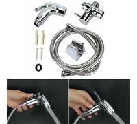 Portable Toilette Bidet Robinet Pulvérisateur En Acier Inoxydable Salle De Bain Main Bidet Pulvérisateur Ensemble De Nettoyage De Toilette Douche Buse Tuyau Ensemble