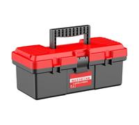 Portable Toolbox Handle, Heavy Duty Organizer, 15 Inches Tool Storage Box with Secure Lock, Maintenance DIY Case with Strong Grip, Home Office Workshop Garage Vehicle Accessory