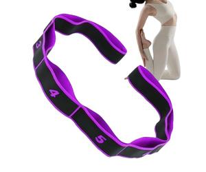 Portable Training Bands - Exercise Straps for Strength Workout | Nylon Spandex with Elastic Numbered Pattern, Lightweight Flexible Stretch Gear, Full Body Gym Yoga Pilates Arm Back Leg