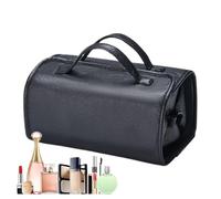 Portable Travel Pouch, Large Travel Bag, Makeup Organizer Bag, Cosmetic Storage Bag, 24x14x12 cm, Foldable Toiletry Bag with Multiple Compartments for Organized Packing
