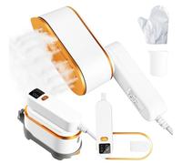 Portable Travel Steamer for Clothes, 1200W Powerful 2 In 1 Steamer & Iron,10s Fast Heat,4 Modes with LED Display, 150ml Water Tank Powerful Wrinkle Remover for Home,Office, Travel