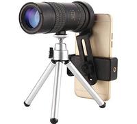 Portable Travel Telescope High Power HD Portable Telescope Super 300X40Mm Telescope with Tripod and Clip for Most Smartphone Telescopes Astronomical Equipment for Child WOWCSXWC