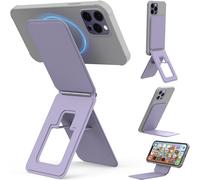 Portable Tripod for iPhone Series 16/15/14/13/12,Cell Phone Stand for Self-Vlogging,Surfing,Macro Photography,Video Calls,Cell Phone Holder,Lightweight,Purple