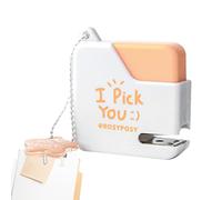 Portable - Ultra compact, avec agrafes, ensemble de bureau d'apprentissage avec un design léger et mignon qui a fière allure sur le bureau | Idéal pour l'école, le travail de bureau, le travail à