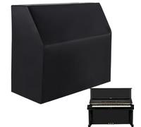 Portable Upright Piano Cover Black Sun Proof Dust Storage Bag