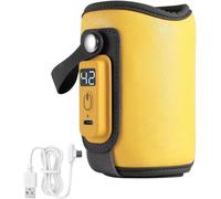 Portable Usb Bottle Warmer For Baby On The Go Keep Temperature Bottle Warmer With Temperature Display,Milk And Baby Food Heater,Bottle Warmer.[X4]