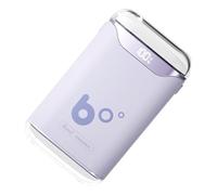 Portable USB Hand Warmers with LED Lighting - Rechargeable Hand Warmers | for Cold Weather Outdoor Activities, Travel, Commuting, Skiing, Office, Business, and School for Women and Men