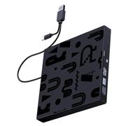 Portable USB3.0 Type C External DVDs Burners Drive for Laptop PC Highly Speed Data Transfer Plugs and Play Functionality Portable DVDs Burners for Laptop