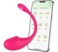 Portable Vibromasseur Pour Femme Avec APP a distance, înî c l e e f mm vî rant te eco ảnde s s ℴ Ë p ảî î à tản e Sánṣ Fịl Vîbrô-massẹụr Clîtôr