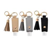 Portable Vide Travel Bottle Keychain Hand Dasizizer Bottle Bottlers 3 Pack 1oz / 30ml Small Srop Sich Conteurs Refipillable For Toitry Shampooing Lotion Soapsanitizer