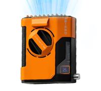 Portable Waist Fan - Belt Clip Blower, Personal Cooling Device | 5-Speed Compact Fan Unit, USB Rechargeable Airflow Machine for Jobsite Heat, Outdoor Gardening, Fishing Trips, Summer Workwear