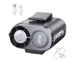Portable Waist Fan with Semiconductor Cooling USB Rechargeable Mini Belt Fa