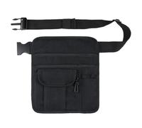 Portable Waiter Pouch, Waiter Tool Pouch, Server Waist Pouch, Waiter Storage Bag, Serving Waist Apron, Apron Bag with Sturdy and Lightweight Design for Men and Women, Noir , riferimento alla