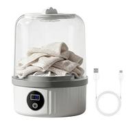 Portable Washer - Usb Rechargeable Deep Cleaning, 2 Mode Large Size for Home Dorm Travel Hotel Outdoor Camping Laundry Underwear Bra Socks Durable Material for Mini Clothes Washing