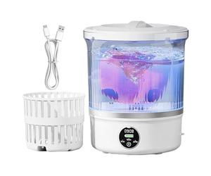 Portable Washing Machine - 3L Rechargeable Waterproof Non-Slip | Mini Laundry Machine Portable Washer And Dryers For Home Apartment Dorm RV Travel Camping Small Clothes Underwear And Others