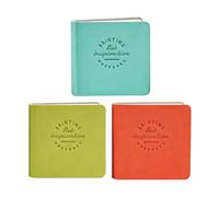 Portable Watercolor Journal, Cold Press Paper Pad Set, 2 Inches Mini Watercolor Journal, 3 Piece Paper Pad with Thick Pages, Sketchbook with Travel Friendly Design, for Kids Teens Artists Beginners