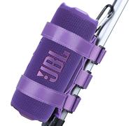 Portable Wireless Bluetooth Speaker Stand for 7-12 Inch Wireless Bluetooth Speaker for Golf Cart Rail Bike Boat Adjustable Strap Outdoor (Purple)