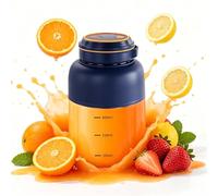 Portable Wireless Juicer Cup, 800ml USB Rechargeable Personal Blender for Smoothies, Shakes & Fresh Fruit Drinks, Travel & Gym Friendly (Blue)