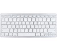 Portable Wireless Keyboard,Elegant,Slim,Easy Connection for Laptop,Bilingual Shock Absorber Pad for Systems and (French AZERTY Layout)