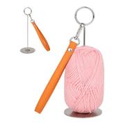 Portable Yarn Holder - Crochet Storage Organizer | Compact Yarn Rack with Wrist Strap, Ergonomic Crafting Tool with Easy Carry for Beginners, Yarns Keeper with Smooth Dispensing for Crocheting