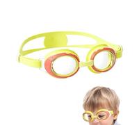 Portable Youth Swimming Glasses, Silicone Wide Clear, with Anti Fog System, Lightweight Quality Design Unit, Easy Wear Gear, Swim Goggles Anti Fog, for Pool and Water Sports Outdoor Swim Uses