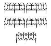 Portables Garden Fence Avec Enjeux Terrestres Stables À L'épreuve Des Obstacles Pour Les Barrières Temporaires Événement Aménagement Paysager Office Office Discaping Divider Fence