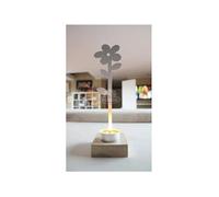 Portacandele E Porta Incenso Bianco Forma Di Margherita Flower S Multicolore