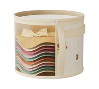 Portacappelli - Scatola per cappello | 16,54 x 11,02 cm Custodia Cappelli a Tesa Larga | Borsa Pieghevole Impermeabile Polvere Per Casa Ufficio Armadio