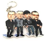 Portachiavi in Metallo Caricature Music Legends-U2