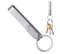 Portachiavi Magnetico : Portachiavi A Sgancio Rapido, Clip In Metallo | Design Compatto In Lega D'argento 1,5 x 0,9 x 6,2 cm, Leggero 15 G Borsa Tascabile Zaino Borsa Da Viaggio In Auto Escursionismo
