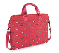 Portadocumentos Mujer - Bolso Portatil Mujer Para Trabajo - Bolso Ordenador Portatil Mujer Laptop 15,6 Pulgadas - Bolso Universidad Mujer De Marca SKPAT 132839 Rouge