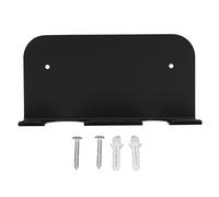 Portafilter Holder | Universal Wall Mount for 51/54 / 58mm Handles | Space Saving Coffee Machine Accessory with Adhesive & Screws | Aluminum Alloy Hanger (Black)
